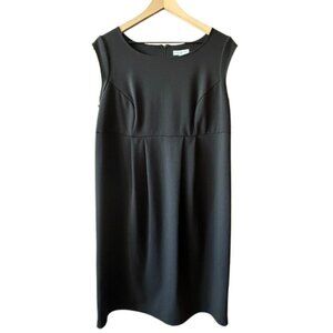 Women's Maternity M Liz Lange Black Classic Maternity Dress Cap Sleeve